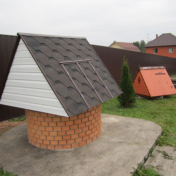 Вариантов домиков для колодца в Подольском районе